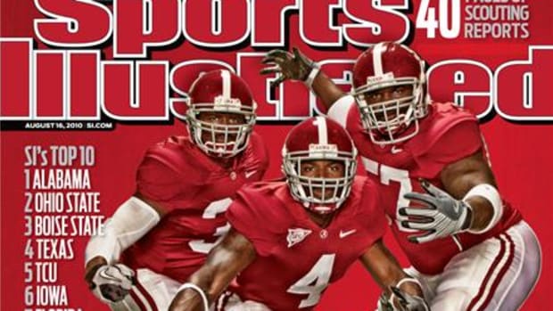 Sports Illustrated cover, College Football Preview, August 16, 2010, Dont'a Hightower, Mark Barron, Marcell Dareus