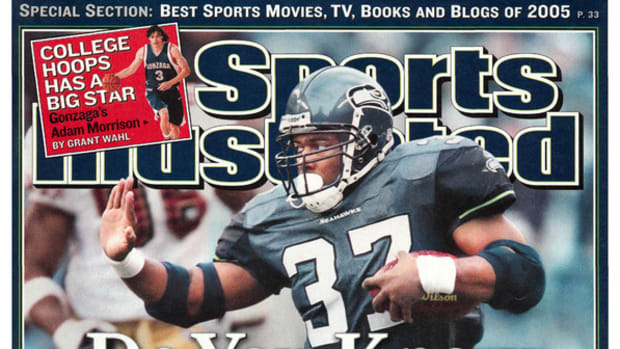 Shaun Alexander cover Sports Illustrated, Dec. 19, 2005