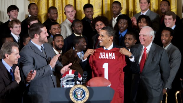 Alabama visits the White House on March 10, 2010