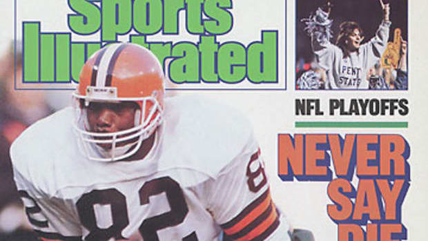 Sports Illustrated cover Ozzie Newsome, Jan. 12, 1987