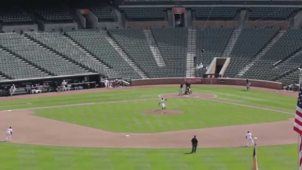 White Sox at Orioles 2015 empty park