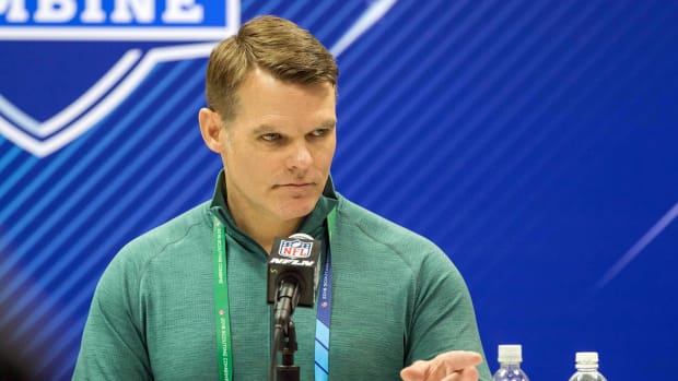 Indianapolis Colts general manager Chris Ballard has traded down in four consecutive NFL drafts since being hired in 2017.