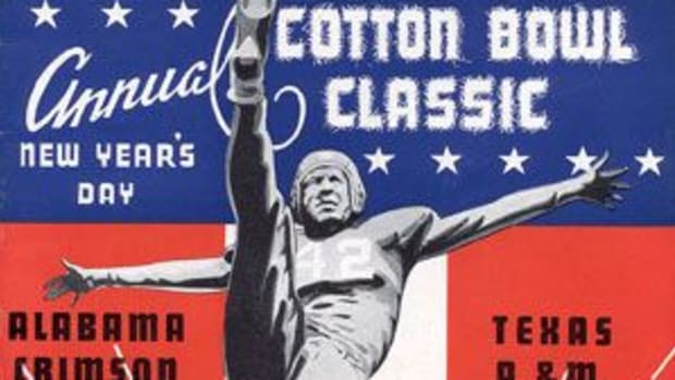1942 Cotton Bowl game program cover: Alabama vs. Texas A&M