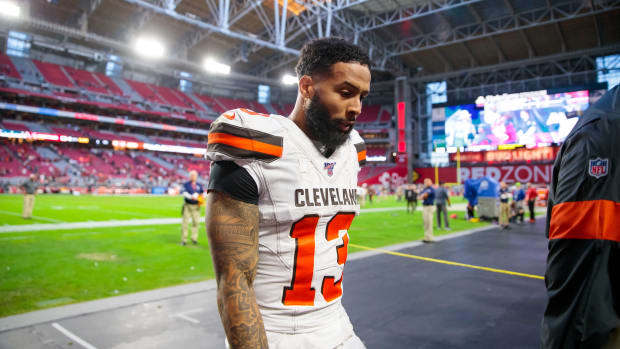 Browns general manager Andrew Berry says Odell Beckham Jr. is a "long-term member" of the organization.
