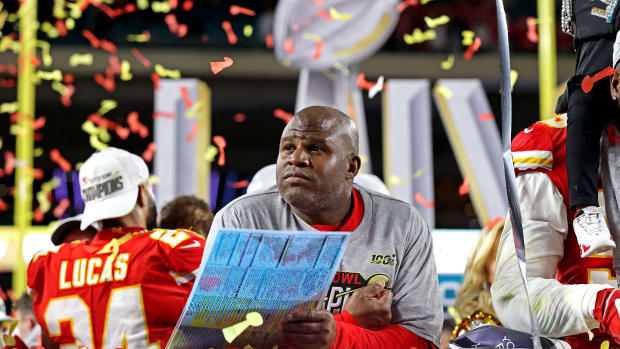 Chiefs offensive coordinator Eric Bieniemy