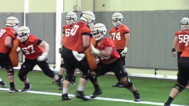 Charlie Dickey on Offensive Line