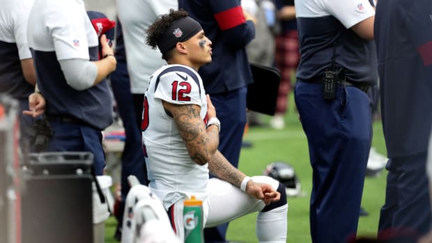 Texans WR Kenny Stills was among a group arrested for protesting in Louisville and faces felony charges.