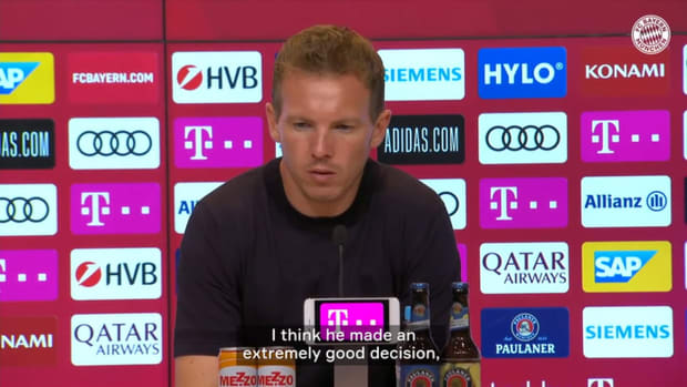 Nagelsmann on Sané: 'We will have a lot of fun with him'