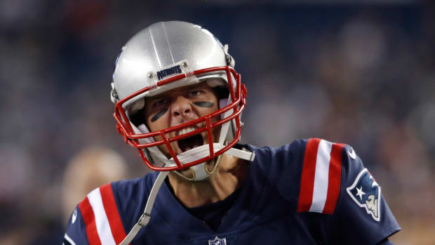 Tom Brady with the New England Patriots