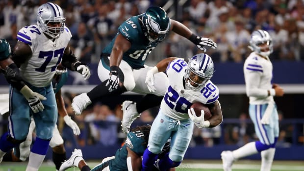 Tony Pollard and the Dallas Cowboys had a field day against the Eagles defense