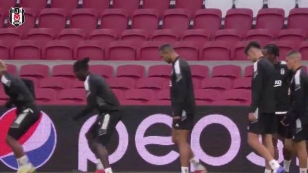 Final training session ahead of Ajax game in Champions League