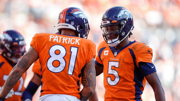 Denver Broncos Teddy Bridgewater Tim Patrick