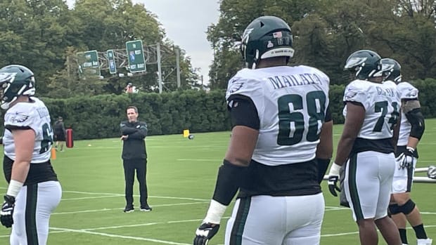 Jordan Mailata has been limited this week leading up to Week 5 matchup against the Carolina Panthers