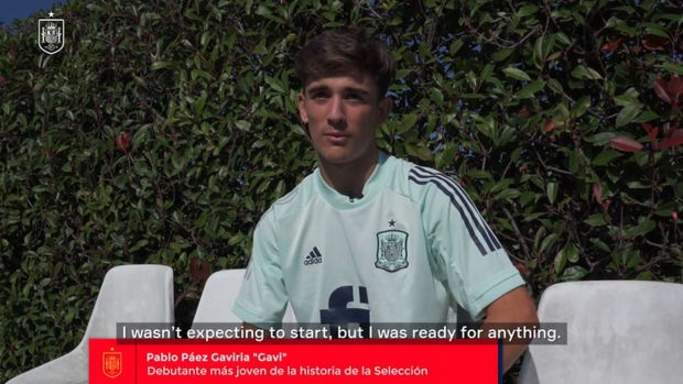 Gavi on becoming Spain’s youngest debutant