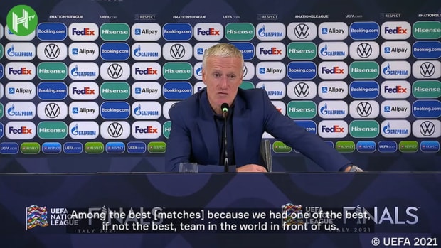 Deschamps :'I'm very happy for my players'