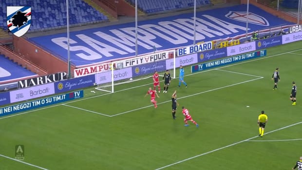 Sampdoria home goals at Spezia