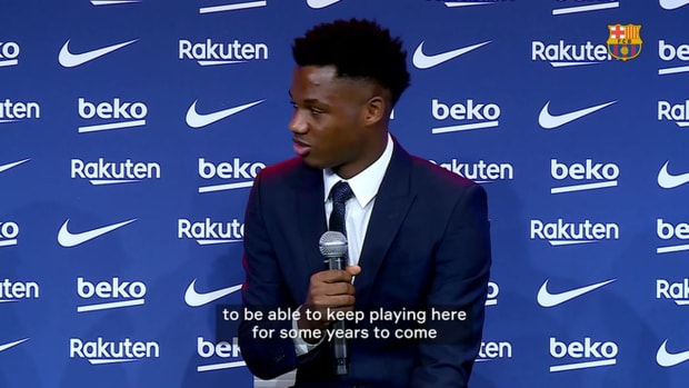 Ansu Fati dreaming of 'being a winner at Barça'