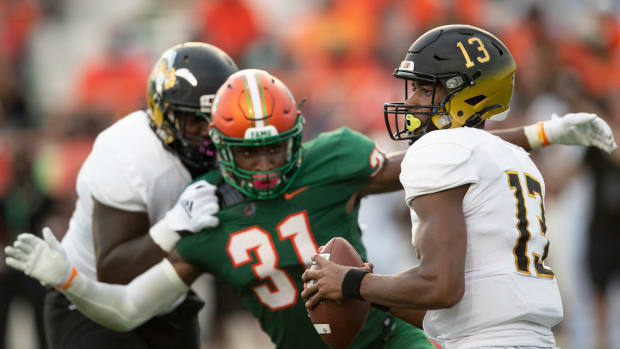 Florida A&M Rattlers linebacker Isaiah Land