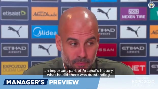 Pep Guardiola: 'It will be an honour to see Vieira again'