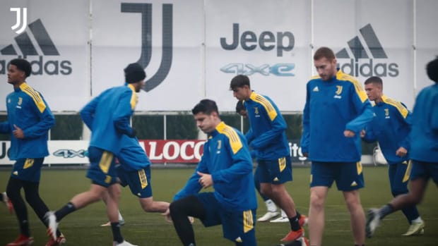 Juventus training session ahead of Zenit