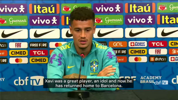 Coutinho on Xavi's arrival at Barcelona