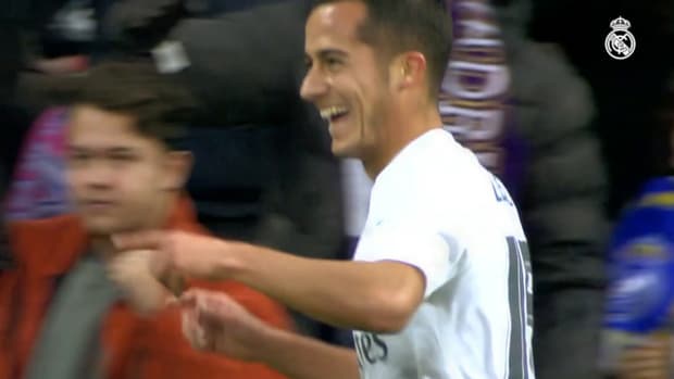 Lucas Vázquez's first goal as a Real Madrid player