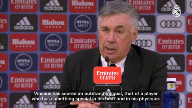 Carlo Ancelotti: 'Vinicius has got something special and scored an outstanding goal'