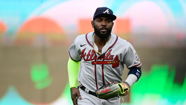 Marcell Ozuna with the Braves.