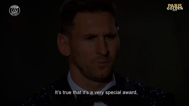 Messi: 'A great honour' to win Ballon d'Or 2021