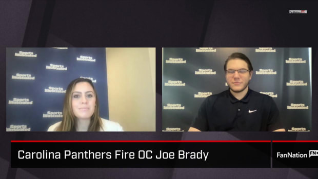 120521-Carolina Panthers Fire OC Joe Brady