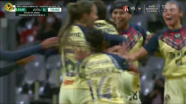 América Femenil’s goals vs Chivas in the first leg