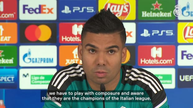Casemiro: 'First place is at stake and we have to play with composure'