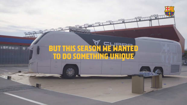 Very special team designs the new FC Barcelona bus