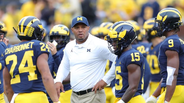 Josh Gattis with Michigan.