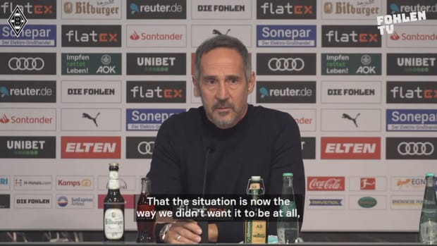 Hütter on the current situation: 'We have to work our way out'