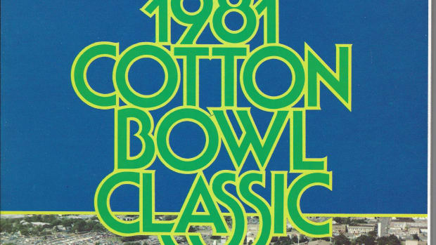 1981 Cotton Bowl game program: Alabama vs. Baylor