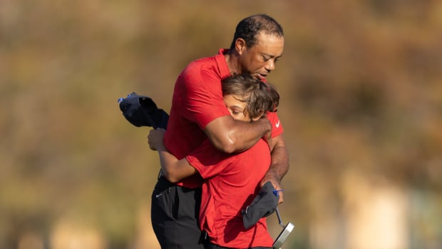 Tiger and Charlie Woods 3