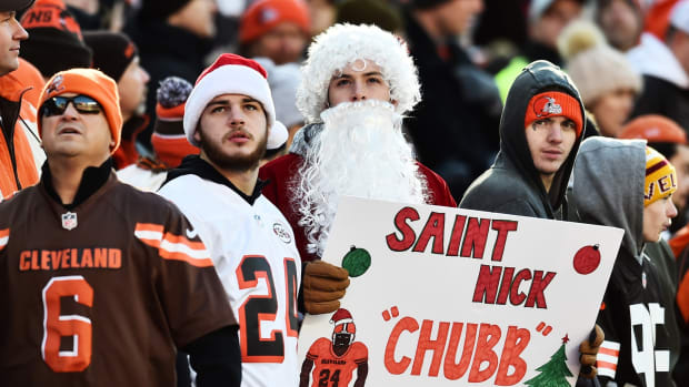 Cleveland Browns Santa
