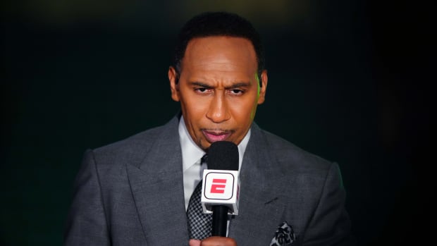 Stephen A. Smith working for ESPN.