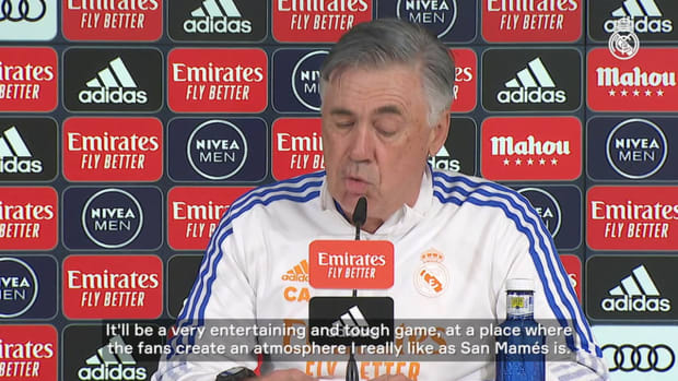 Carlo Ancelotti: 'The trip to San Mamés is a chance to demonstrate the quality of the squad'