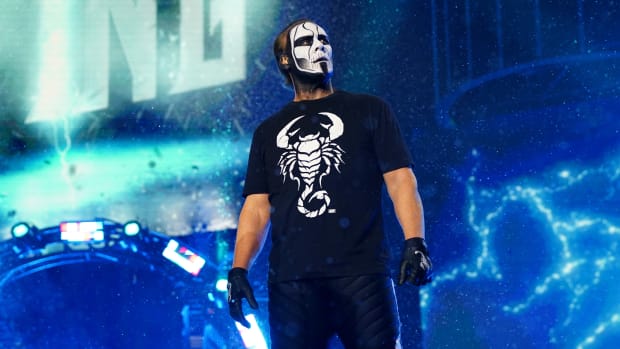 AEW's Sting makes his entrance on Dynamite