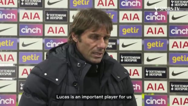 Conte delighted with Lucas Moura contribution