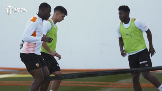 Valencia return to training