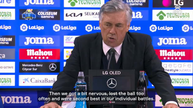 Carlo Ancelotti: 'We're still top of the table and we're motivated as we look to the future'