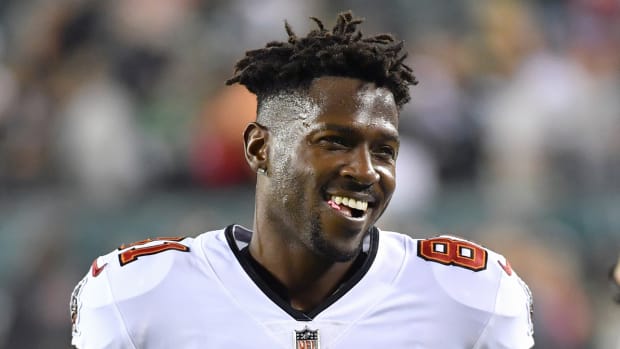 Antonio Brown with the Buccaneers.
