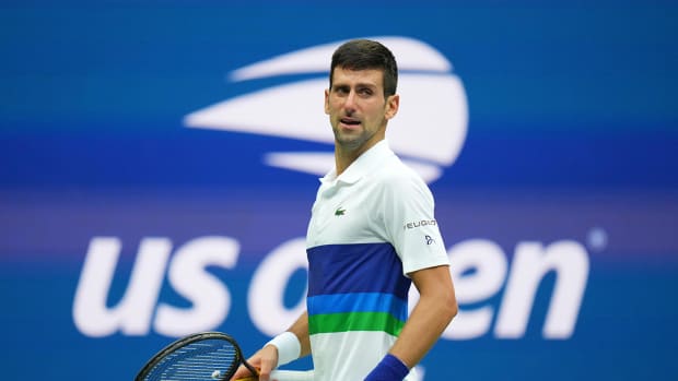 Novak Djokovic at the U.S. Open.