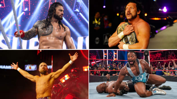 Roman Reigns, Kenny Omega, Bryan Danielson and Big E