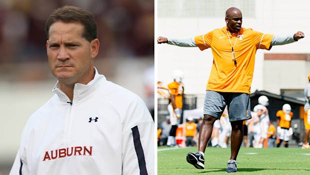 former Auburn coach Gene Chizik, Indiana DC Charlton Warren