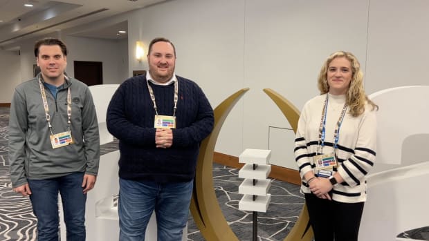 Tony Tsoukalas, Joey Blackwell and Katie Windham | BamaCentral in Indianapolis for the 2022 CFP Title Game