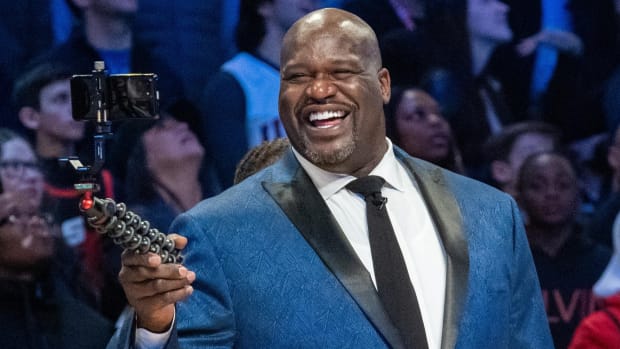 Shaquille O'Neal at NBA All-Star Saturday Night in 2020.